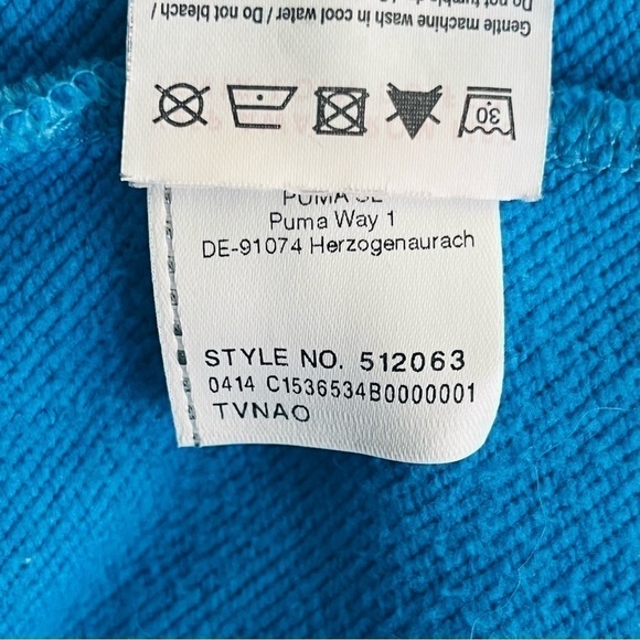 PUMA Dry Cell men’s hoodie jacket long sleeves zip  2 pockets blue green size L - Picture 9 of 16